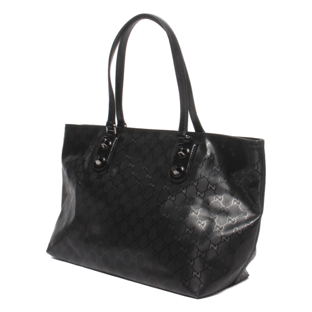 Gucci canvas Joy black Tote GG Imprime coated